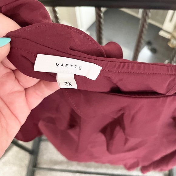 Maette by Stella & Dot Roz Blouse Size 2X - Picture 4 of 5